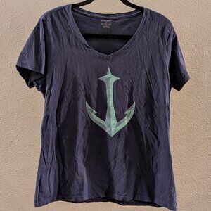 Wright and Ditson Seattle Kraken V-Neck T-Shirt Sz L